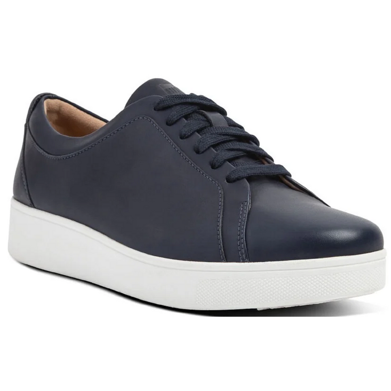 FitFlop Rally Leather Midnight Navy Trainers