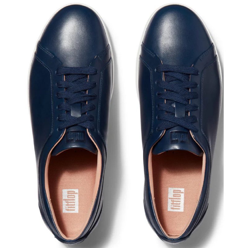 FitFlop Rally Leather Midnight Navy Trainers