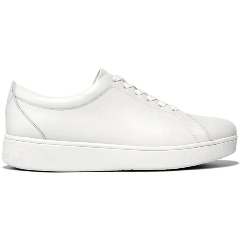 FitFlop Rally Leather Urban White Trainers