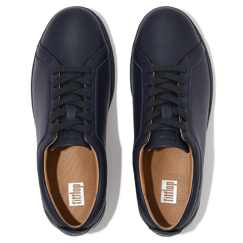 FitFlop Rally Leather All Midnight Navy Trainers