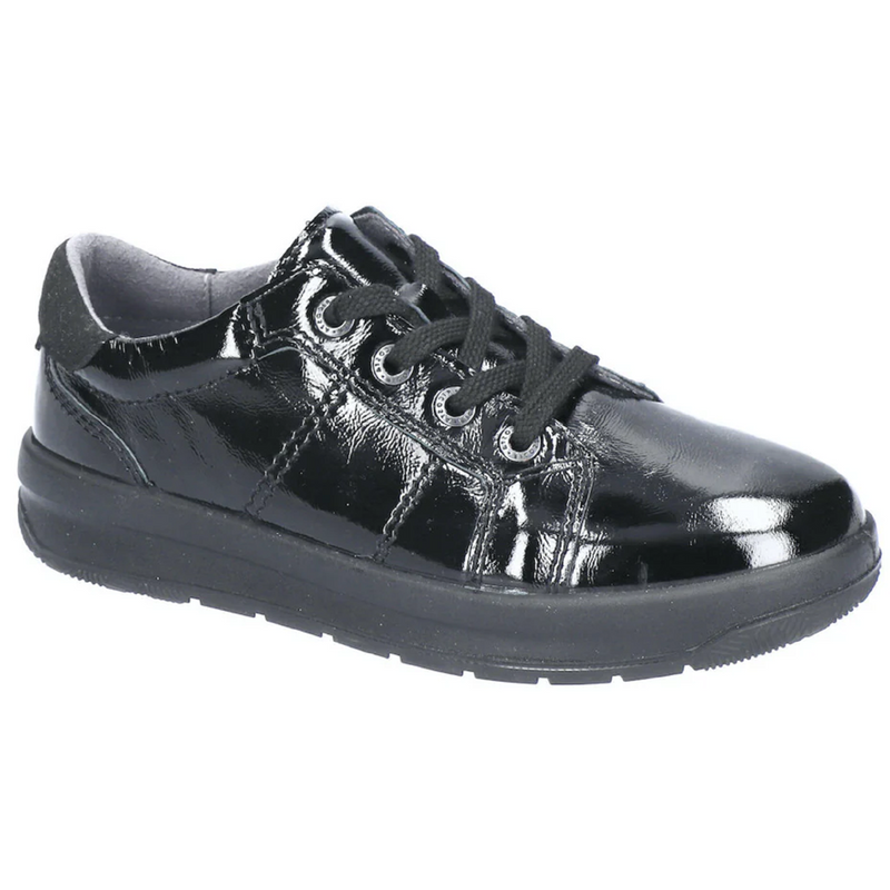 Ricosta Ray Black Patent Leather School Shoes