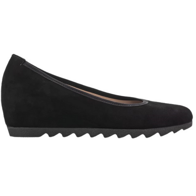 Gabor Request Black Suede Shoes