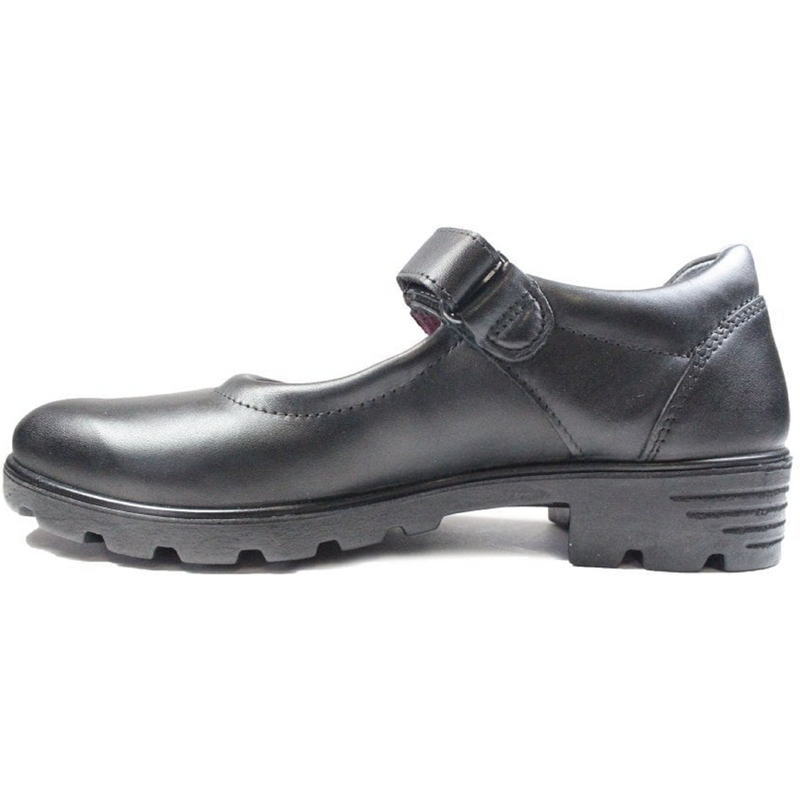 Ricosta Nora Black Leather School Shoes