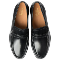 Loake Rome Black Nappa Leather Shoes