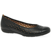 Gabor Ruffle Black Shoes