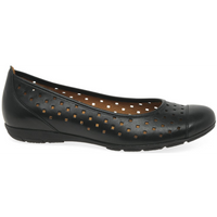 Gabor Ruffle Black Shoes