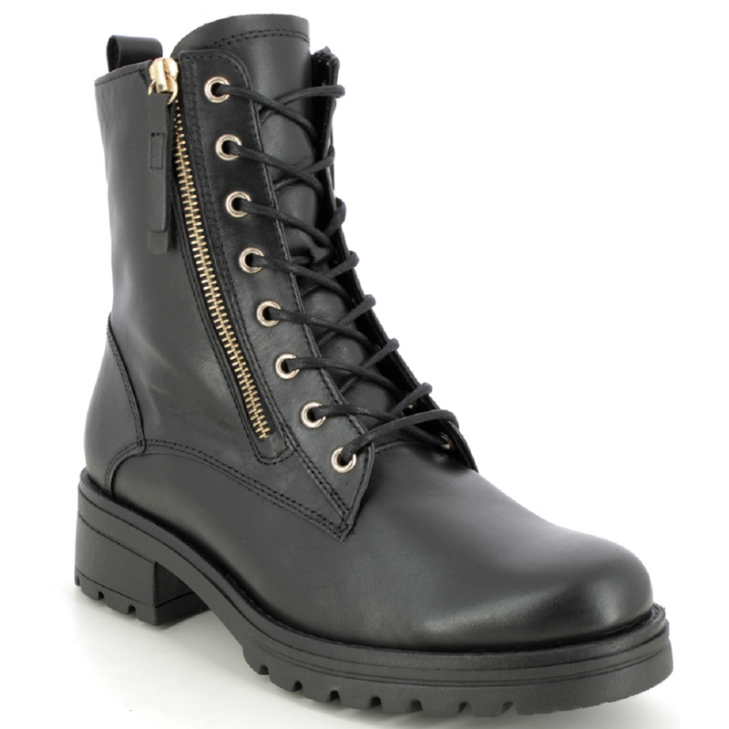 Gabor Serve Black Ankle Boots