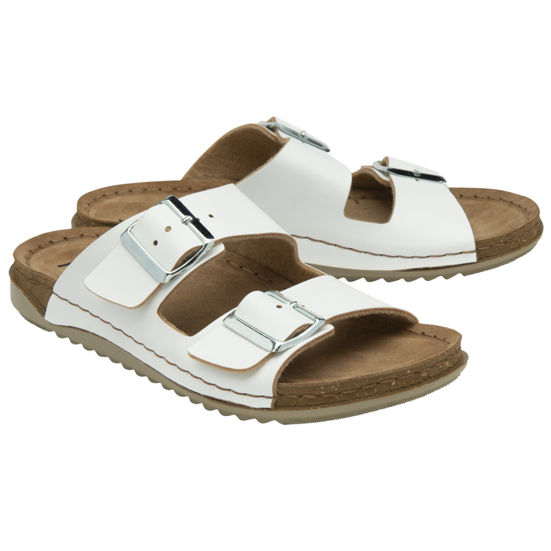 Lotus Sirmione White Sandals