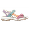 Rieker 68866-92 (Salcombe) Lipstick Aprikot Minttuerkis Sandals