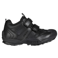 Geox Savage A. Black School Shoes