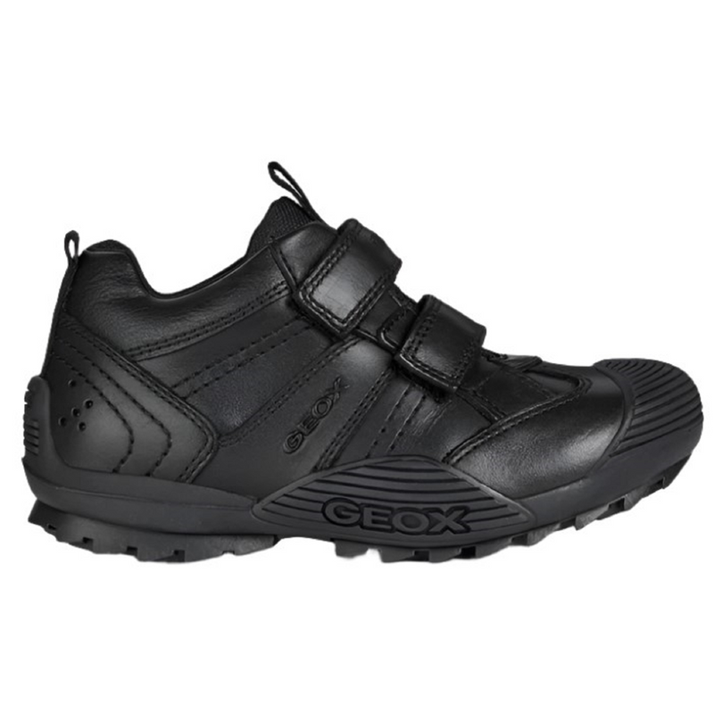 Geox Savage A. Black School Shoes