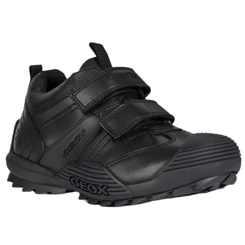 Geox Savage A. Black School Shoes