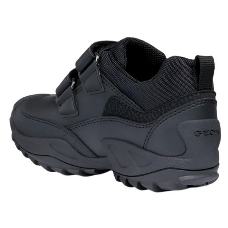 Geox Savage B.B. Black School Shoes