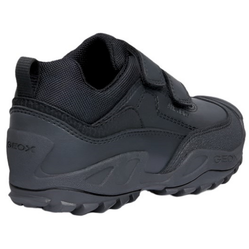 Geox Savage B.B. Black School Shoes