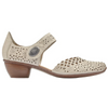 Rieker 43753-60 (Scallop) Crema Shoes