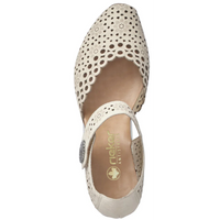 Rieker 43753-60 (Scallop) Crema Shoes