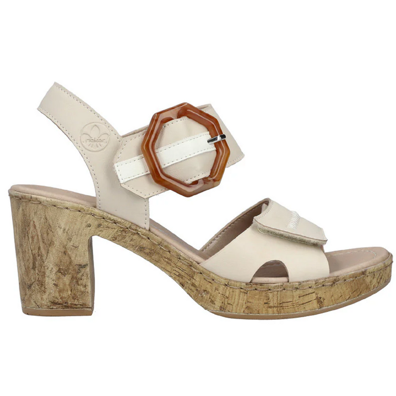 Rieker 66876-60 (Scarborough) Perle Off White Sandals