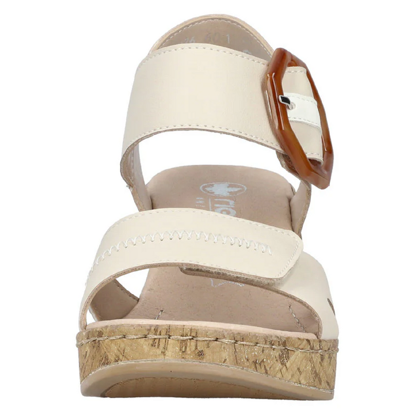 Rieker 66876-60 (Scarborough) Perle Off White Sandals