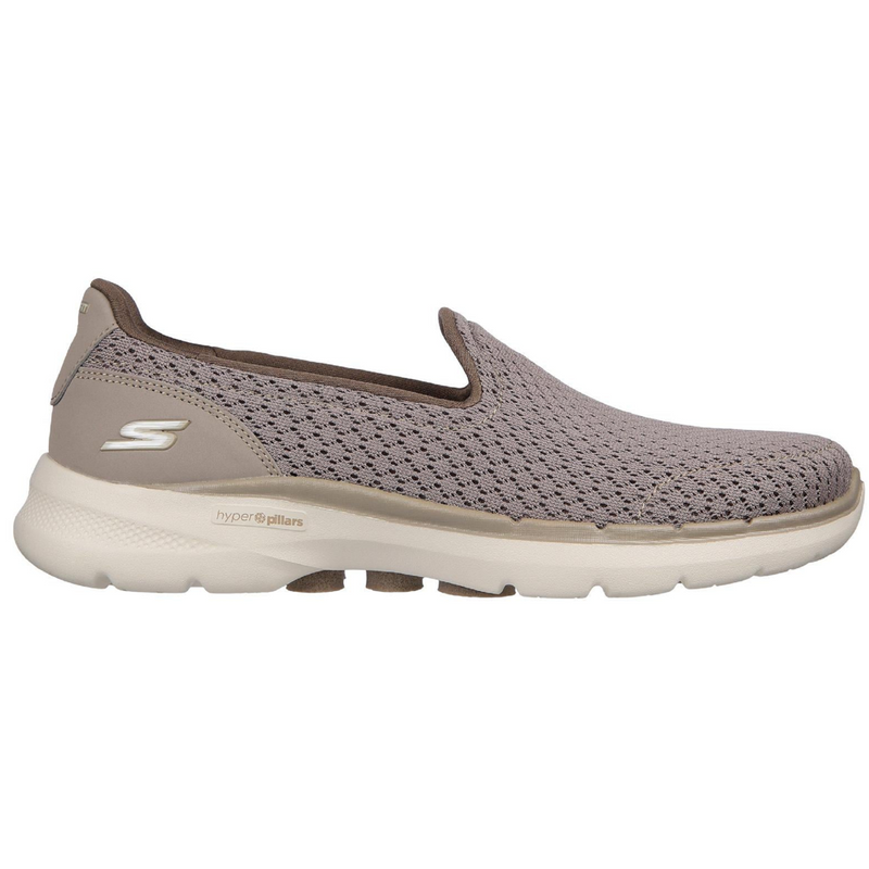 Skechers Go Walk 6 - Sea Coast Taupe Trainers