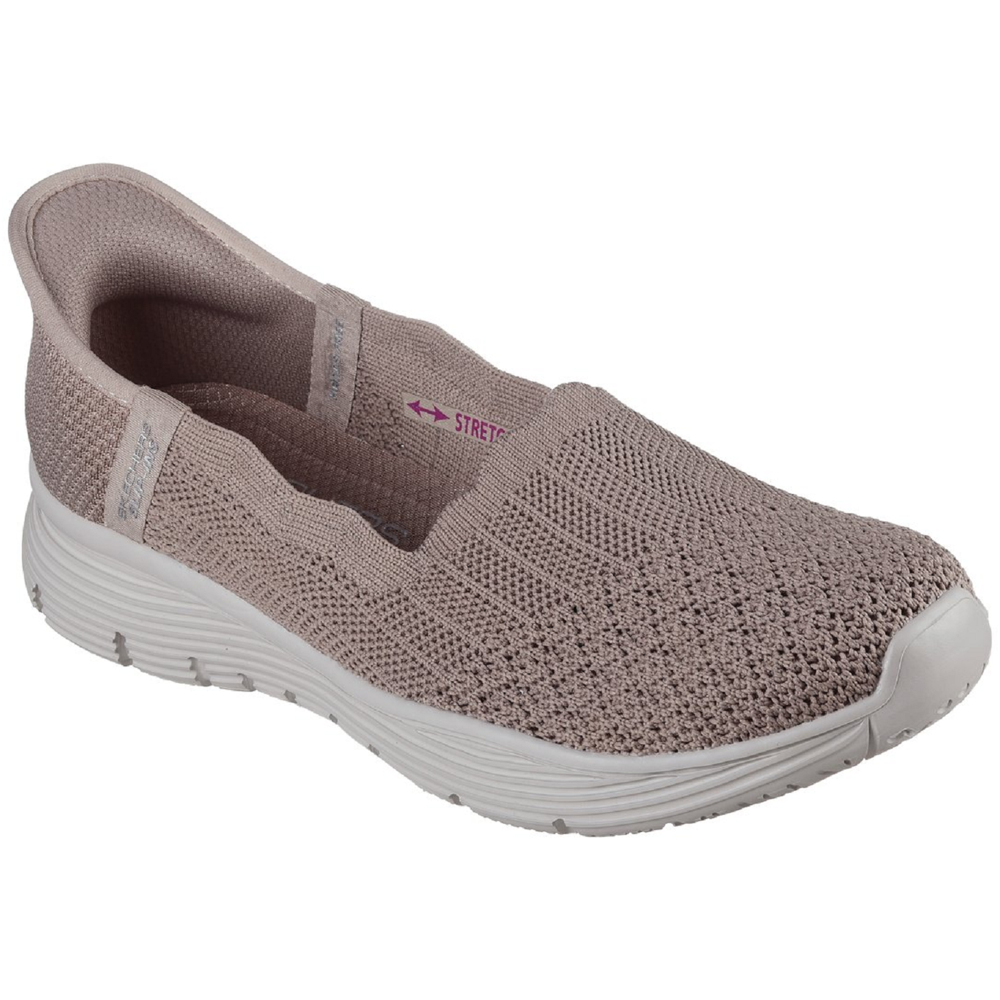 Skechers Seager – Believe It Dark Taupe Trainers