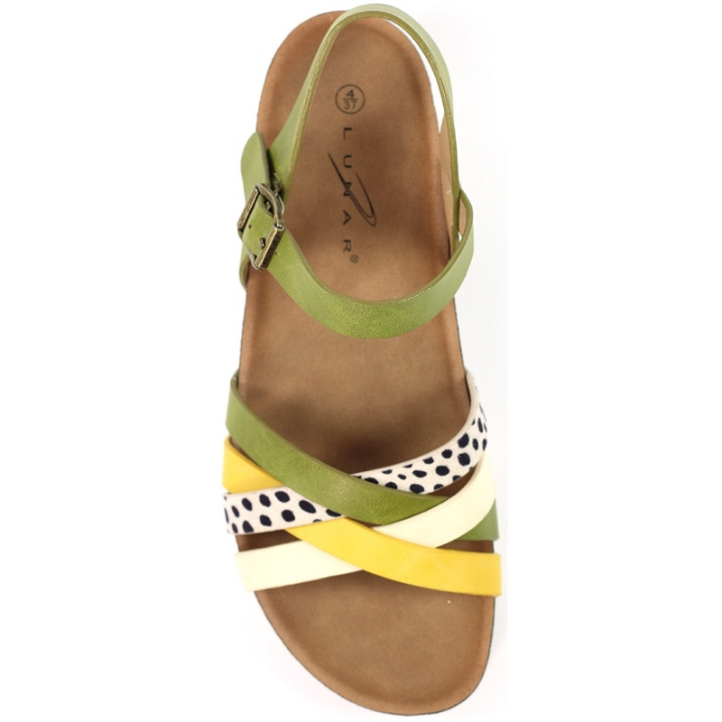 Lunar Selina Green Sandals