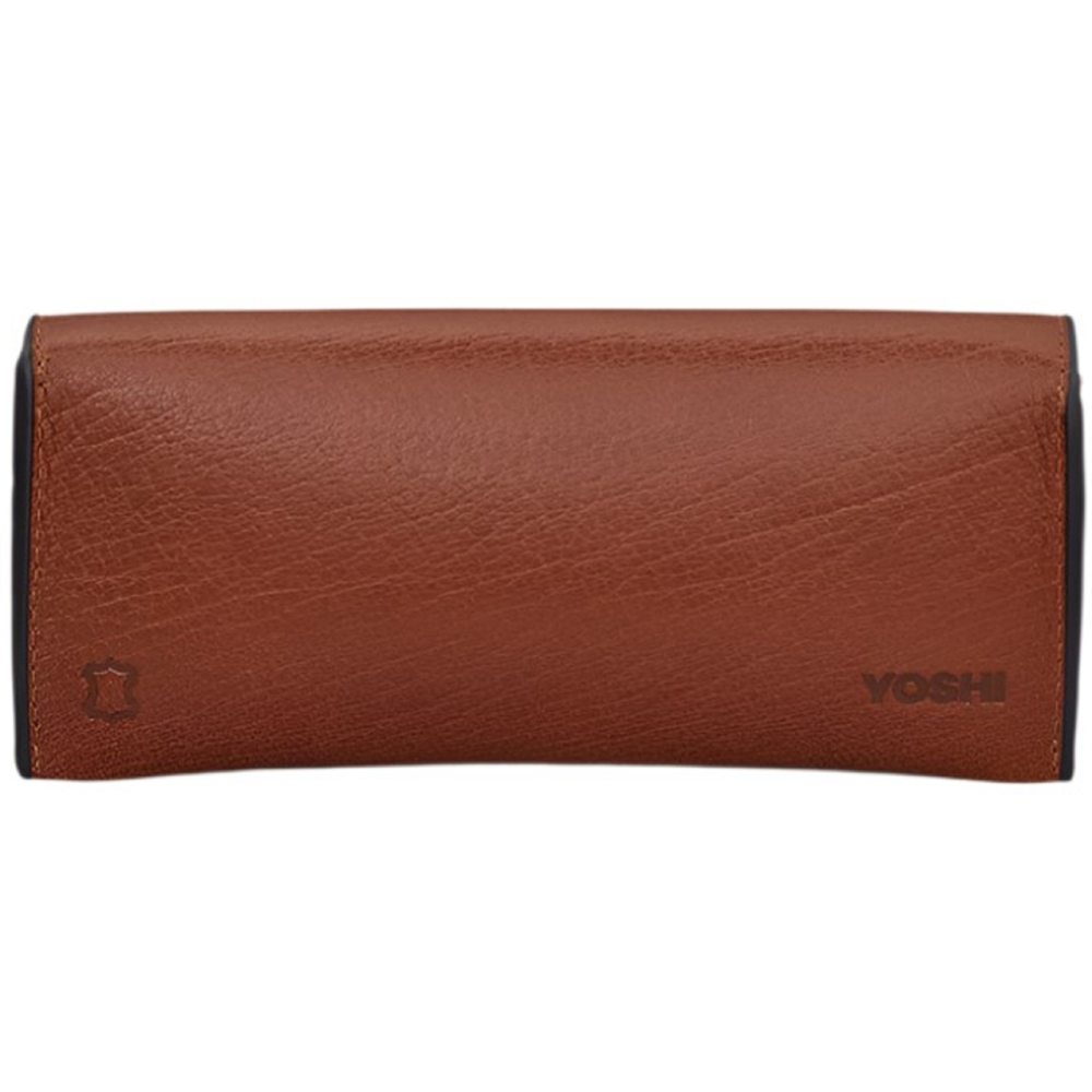 Yoshi Shakespeare Bookworm Brown Leather Glasses Case