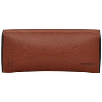 Yoshi Shakespeare Bookworm Brown Leather Glasses Case