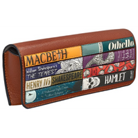 Yoshi Shakespeare Bookworm Brown Leather Glasses Case