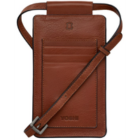 Yoshi Shakespeare Bookworm Brown Leather Phone Case