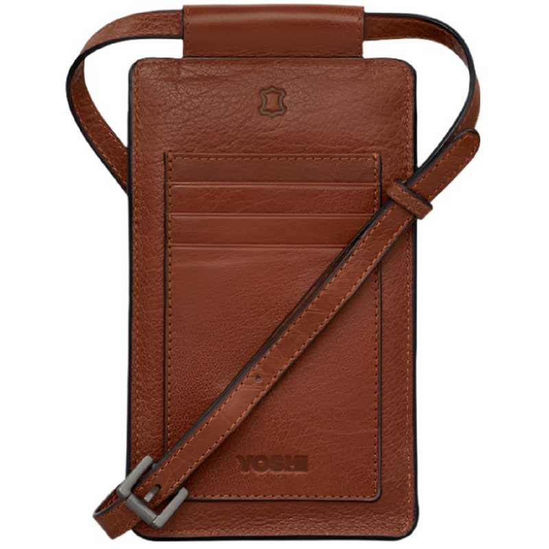 Yoshi Shakespeare Bookworm Brown Leather Phone Case