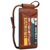 Yoshi Shakespeare Bookworm Brown Leather Phone Case