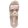 Rieker 659X6-90 (Shine) Muschel Beige Multi Sandals