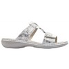 Rieker 659X6-80 (Shine) Ice Grau Metallic Sandals