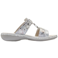 Rieker 659X6-80 (Shine) Ice Grau Metallic Sandals