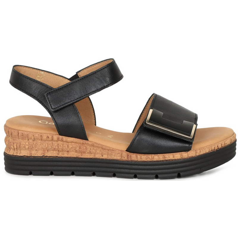 Gabor Shout Black Sandals