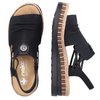 Rieker V7972-00 (Snowdonia) Black Sandals