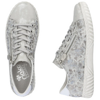 Rieker N0900-90 (Somerset) Grau Metallic Trainers