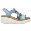 Rieker 69172-91 (Southport)  Blau Multi Aqua Sandals