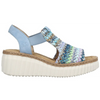 Rieker 69172-91 (Southport)  Blau Multi Aqua Sandals