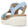 Rieker 69172-91 (Southport)  Blau Multi Aqua Sandals