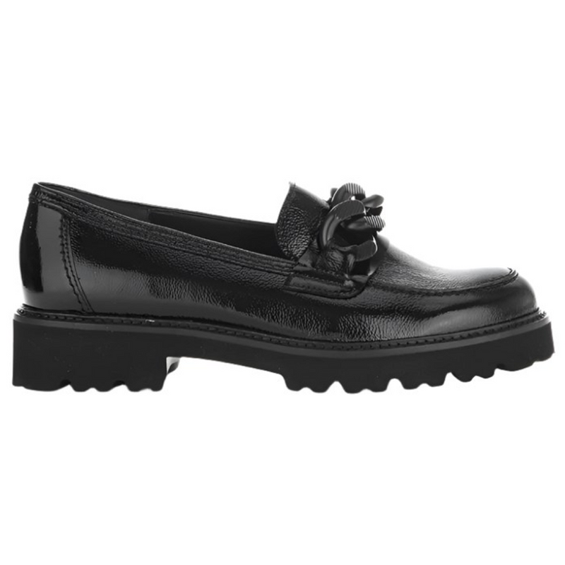 Gabor Squeeze Black Patent Shoes