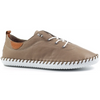 Lunar St Ives Taupe Leather Shoes