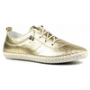 Lunar St Ives Metallic Gold Shoes