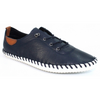 Lunar St Ives Navy Leather Shoes