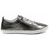 Lunar St Ives Metallic Pewter Shoes