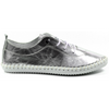 Lunar St Ives Metallic Silver Shoes