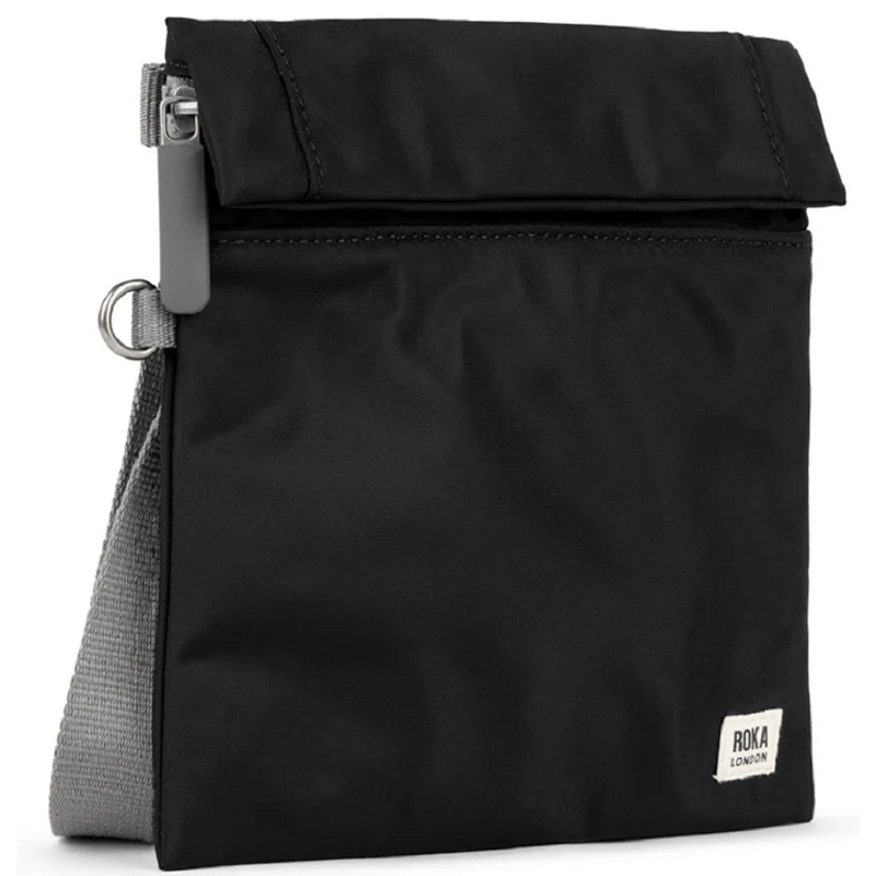 Roka Stratford Recycled Nylon Black Bag