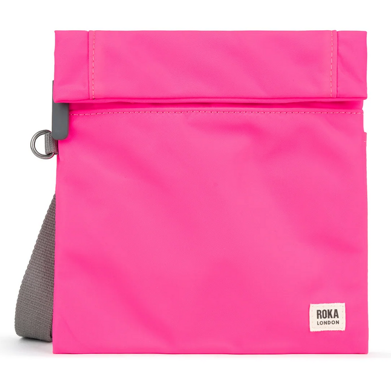 Roka Stratford Recycled Nylon Neon Pink Bag