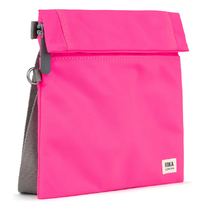 Roka Stratford Recycled Nylon Neon Pink Bag