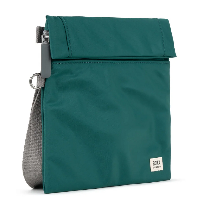 Roka Stratford Recycled Nylon Teal Bag